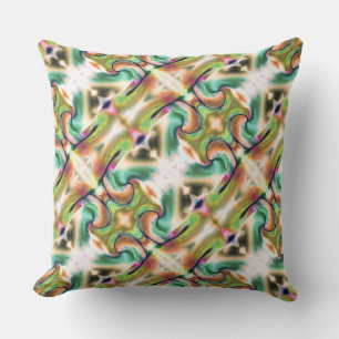 Green and 'brown' rapport that reminiscent bamboo cushion
