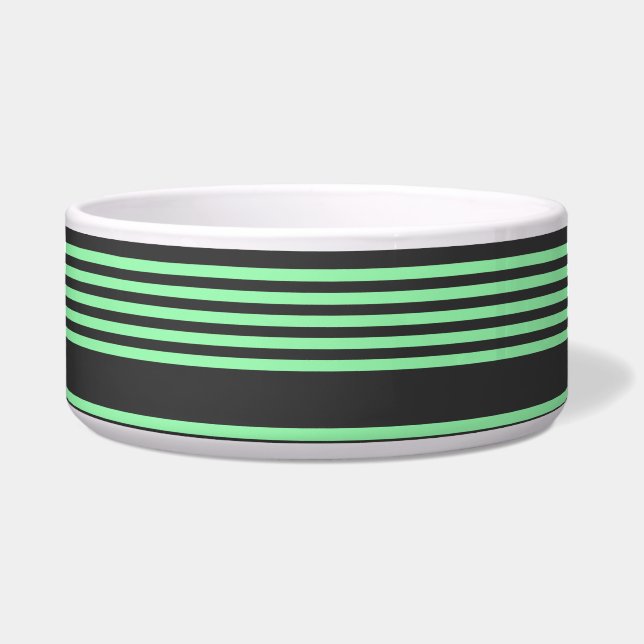 Green and charcoal five stripes pattern (Front)