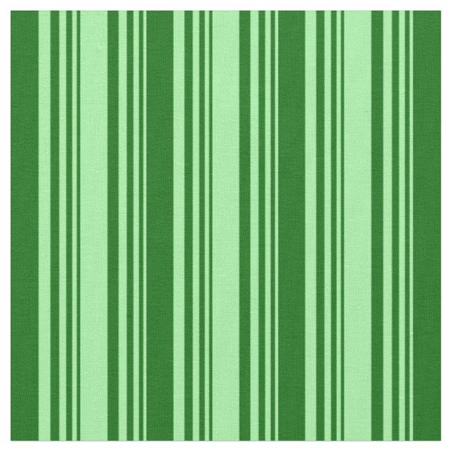 Green and Dark Green Pattern Fabric (Close Up)