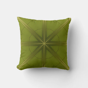 Green and Gold Cushion
