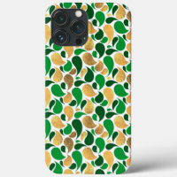 Green and Gold Glitter Festive Pattern Fusion