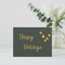 Green and Gold Holiday