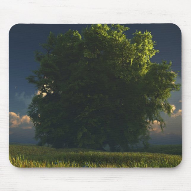 Green and Gold Mousepad (Front)