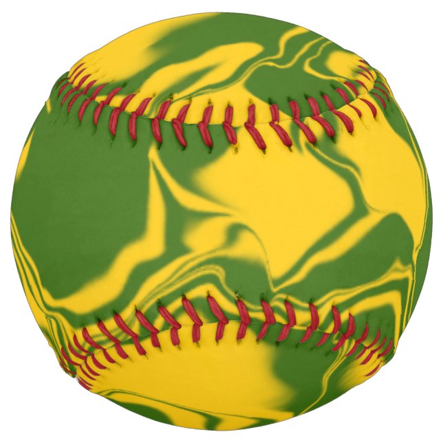 Green and Gold Waves Softball (Front)