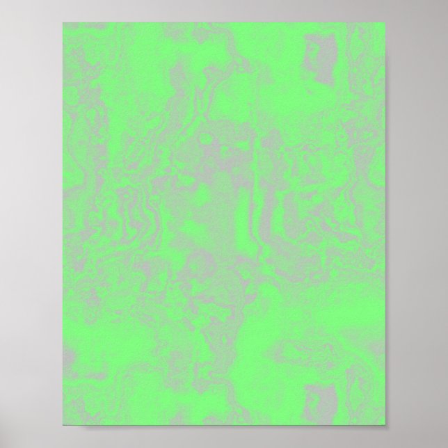green and gray marble poster (Front)