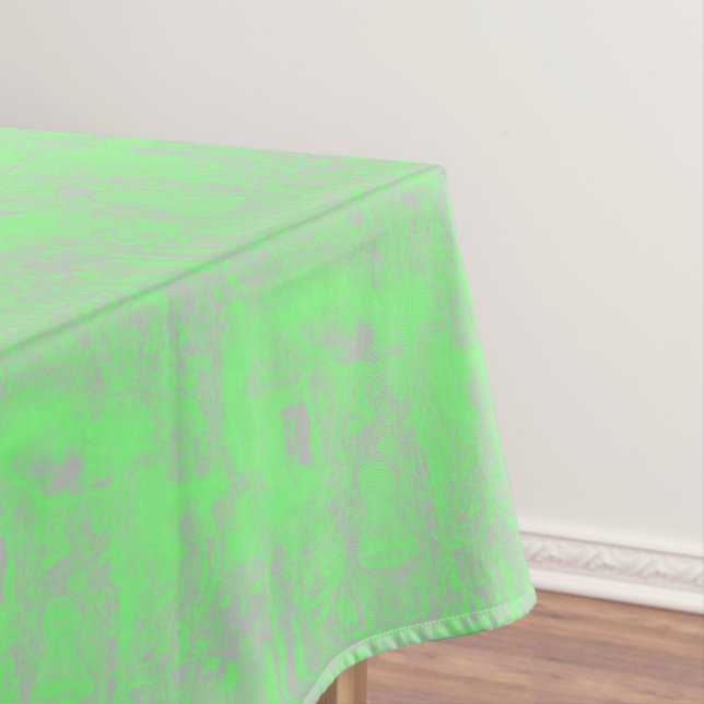 green and gray marble tablecloth (In Situ)