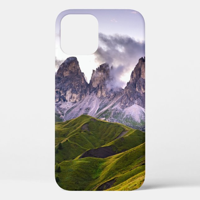 GREEN AND GRAY MOUNTAINS UNDER WHITE CLOUDS DURING Case-Mate iPhone CASE (Back)