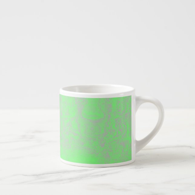 green and grey marble espresso cup (Right)