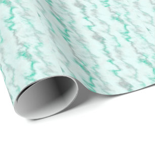Green and grey marble wrapping paper