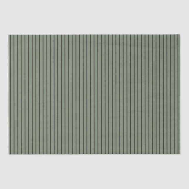 green and grey stripes   tissue paper (Front)