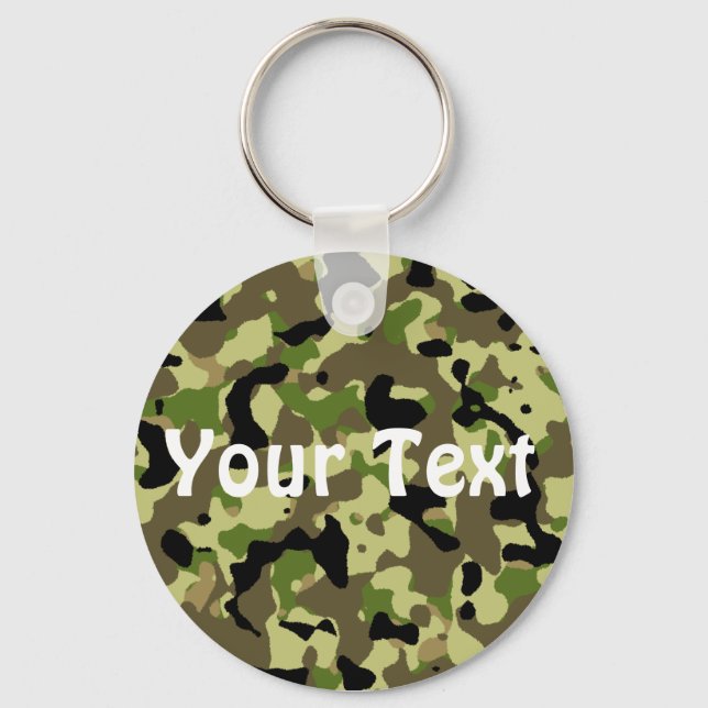 Green and Khaki Keychain (Front)
