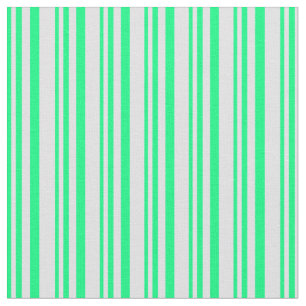 Green and Lavender Stripes Pattern Fabric