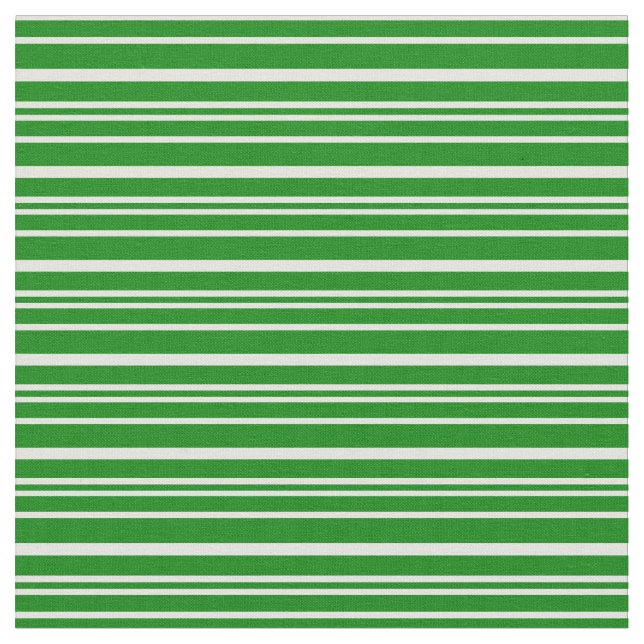 Green and Light Cyan Pattern of Stripes Fabric (Close Up)