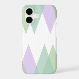 Green and lilac triangles