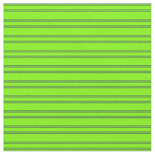 Green and Midnight Blue Coloured Lines Fabric