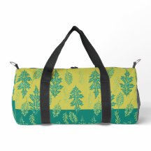 Green and Mustard leaf pattern