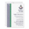 Green and Navy Blue Anchor Bridal Shower Invites