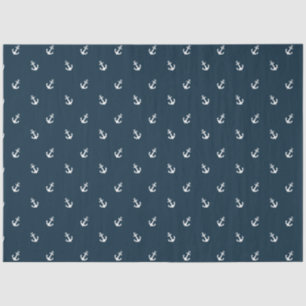 Green and Navy Nautical Series Design 16 Tissue Paper