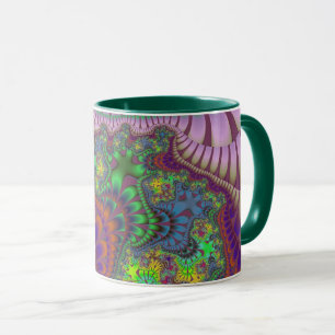 Green and Orange Melt Mug