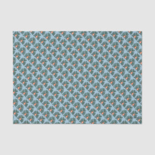 Green and Orange Twin Fin Fish Tissue Paper