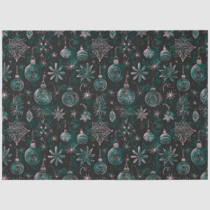 Green and Pink Christmas Ornaments Christmas Tissue Paper