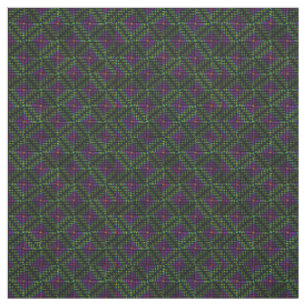 Green And Pink Moroccan Diamond Design, Fabric