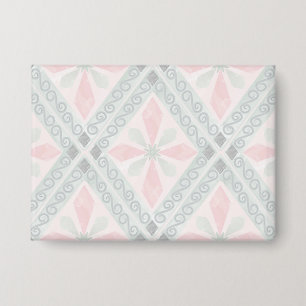 Green and pink pastel diamond pattern
