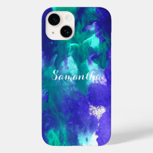 Green And Purple Art Case-Mate iPhone 14 Case