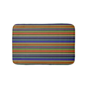 Green and Purple Chestnut Leaves  Bath Mat