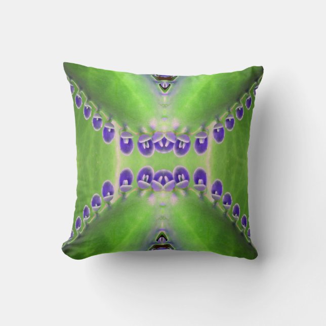 Green and Purple Design Cushion (Front)