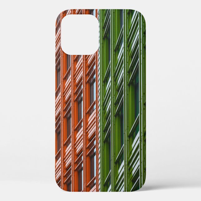Green and red architectural structure Case-Mate iPhone case (Back)