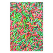 Green and Red Chilli Peppers Tissue Paper (Vertical)