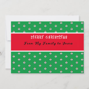 Green and Red Christmas Invitation