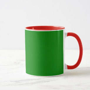 Green and Red Combo Mug