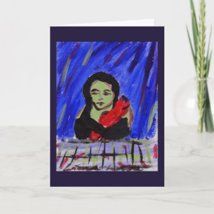 Green and Red Greeting Card