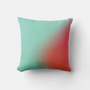 green and red ombre cushion