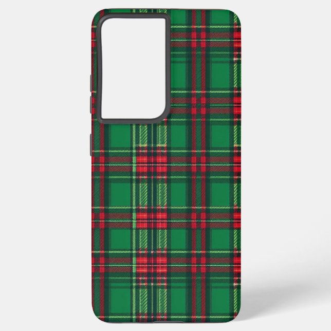 Green and red squares samsung galaxy s21 ultra case (Back)