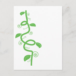 Green and the Beanstalk Postcard