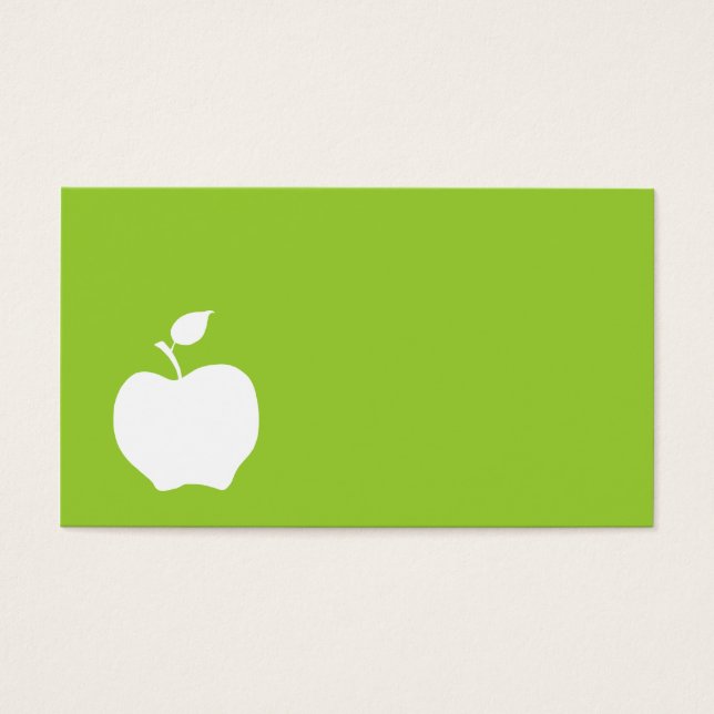 Green and White Apple (Front)