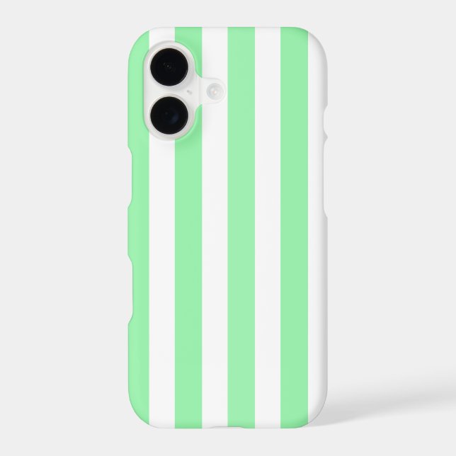 Green and white candy stripes (Back)