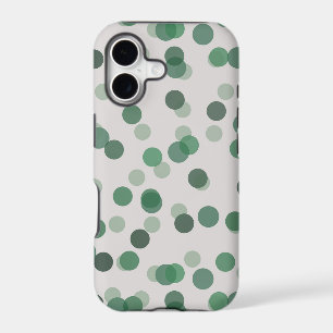 green and white dots