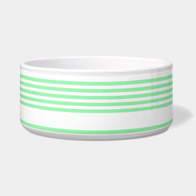 Green and white five stripes pattern (Front)