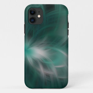 green and white flower texture iphone case