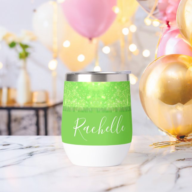 Green and white glitter print (Bachelor Party)