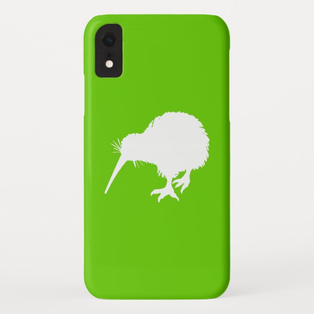 Green and White Kiwi Case-Mate iPhone Case (Back)