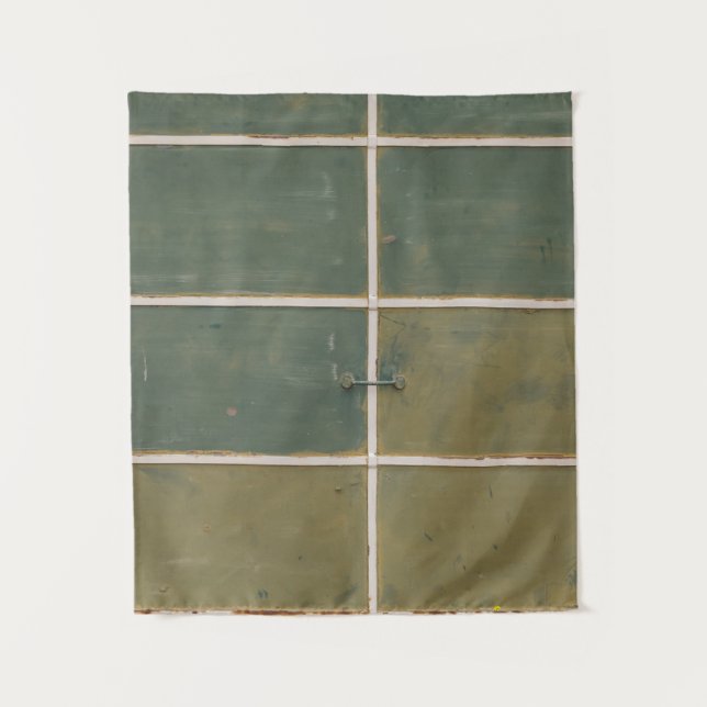Green and yellow drawer tapestry (Front)