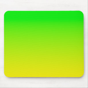 Green and yellow neon gradient mouse pad