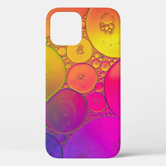 Green and yellow round illustration Case-Mate iPhone case (Back)