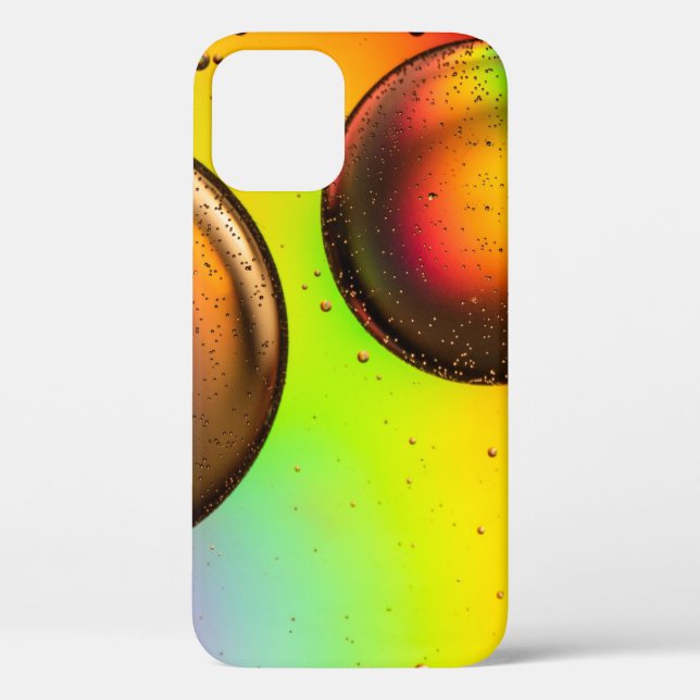Green and yellow water droplets Case-Mate iPhone case (Back)
