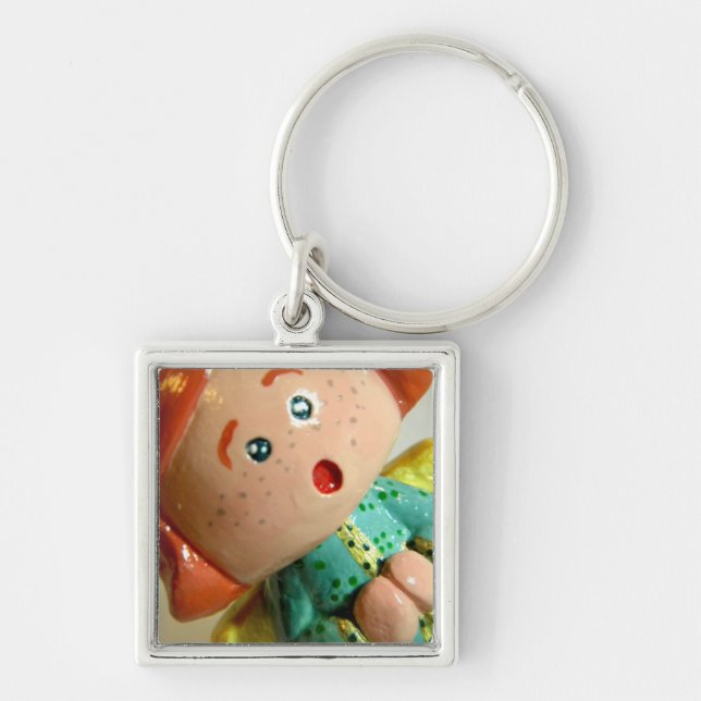 Green Angel I Key Ring (Front)